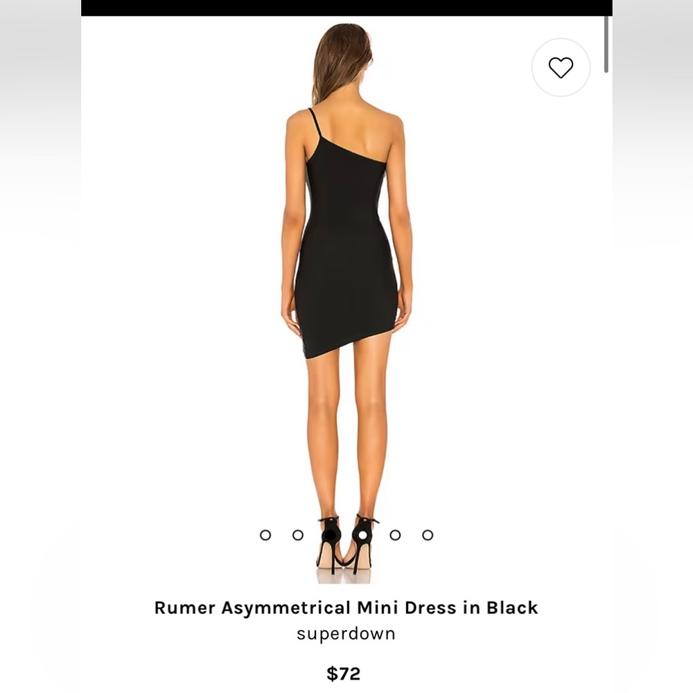 Revolve Rumer Asymmetrical Mini Dress - Picture 2 of 5